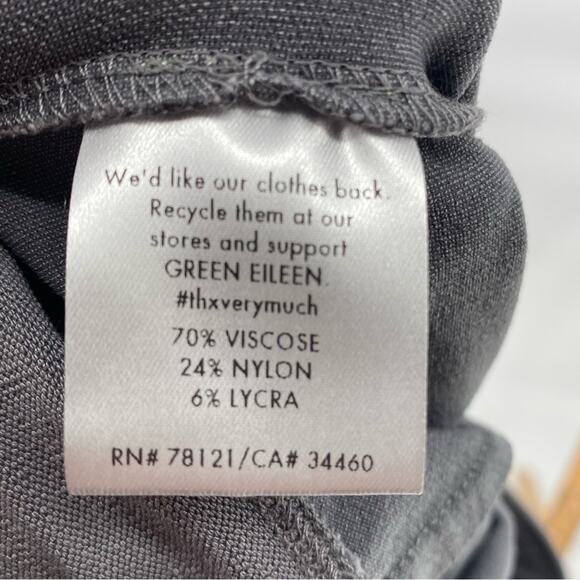 Eileen Fisher Capris Elastic Waistband Quiet Luxury Gray Petite 2/4 - Picture 5 of 8